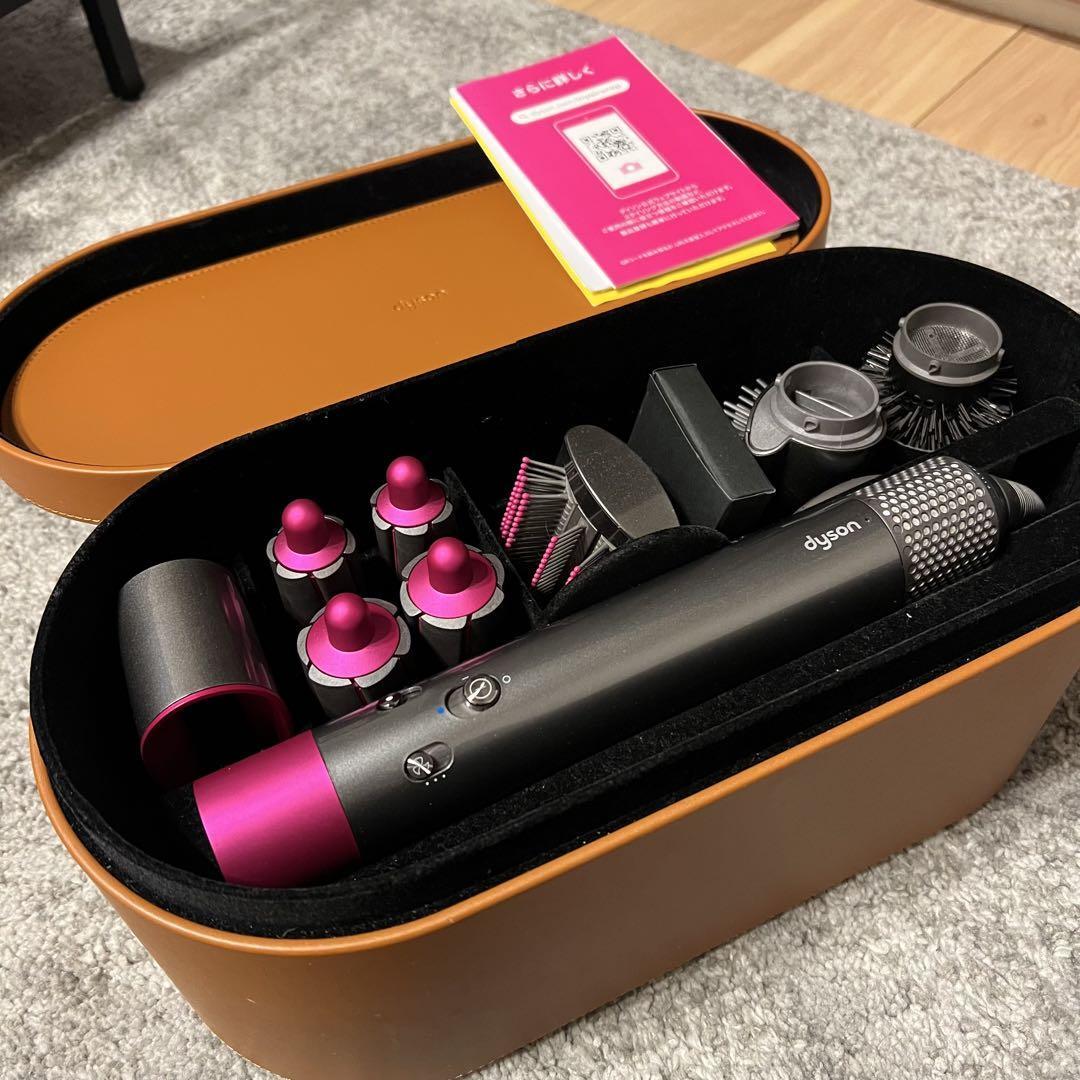 Dyson Airwrap Complete Styler in Black and Pink with Hair Dryer Attachment