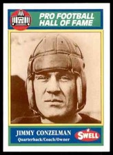 1990 Hall of Fame Green #34 Jimmy Conzelman HOF RARE Providence Steam Roller