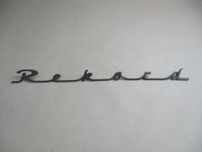 Opel Olympia Rekord Chrom Schriftzug Emblem auf Kotflügel Länge ca. 41,8cm