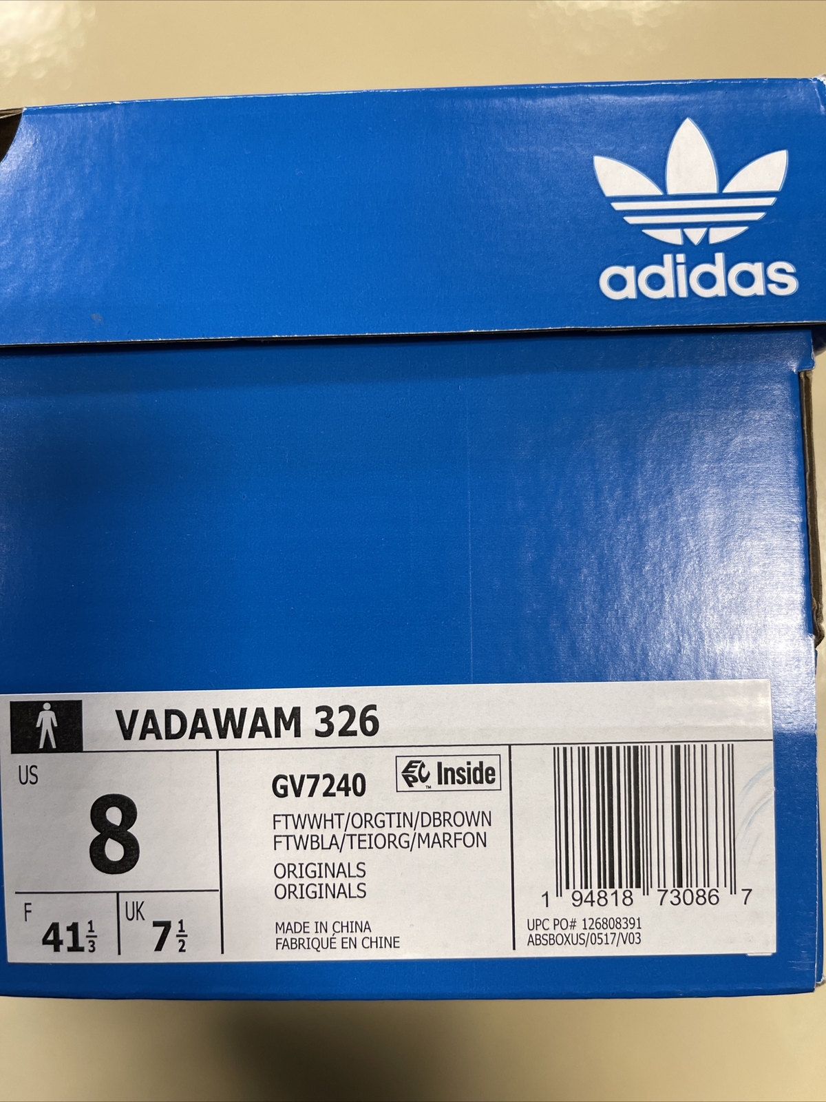 Size 8 - adidas Vadawam 326 x Kid Cudi 