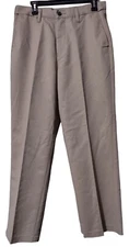 Dockers Pants Men's Size 30x30 Beige Irregular Classic Fit Flat Front Stretch 