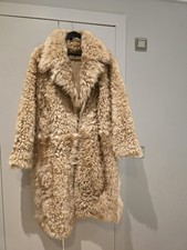 Shoreditch Ski Club Genuine Shearling Coat Rrp£2200