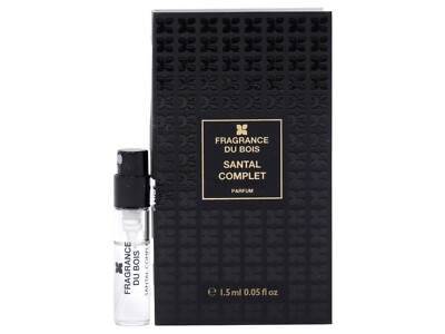FRAGRANCE DU BOIS SANTAL COMPLET 1.5ml .05fl oz x 1 COLOGNE PERFUME SPRAY SAMPLE