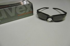 UVEX Rebel Sunglasses Black Met/ PC Smoke Lens Made In Germany New
