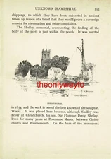 Christchurch, Hampshire (Now In Dorset), Book Illustration (Print), 1926
