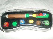 Lego Writing System Football Pen Changeable Pieces Case Included Instructions