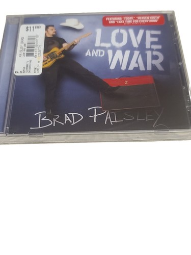 Love and War by Paisley, Brad (CD, 2017) NEW SEALED MINT - Afbeelding 1 van 3