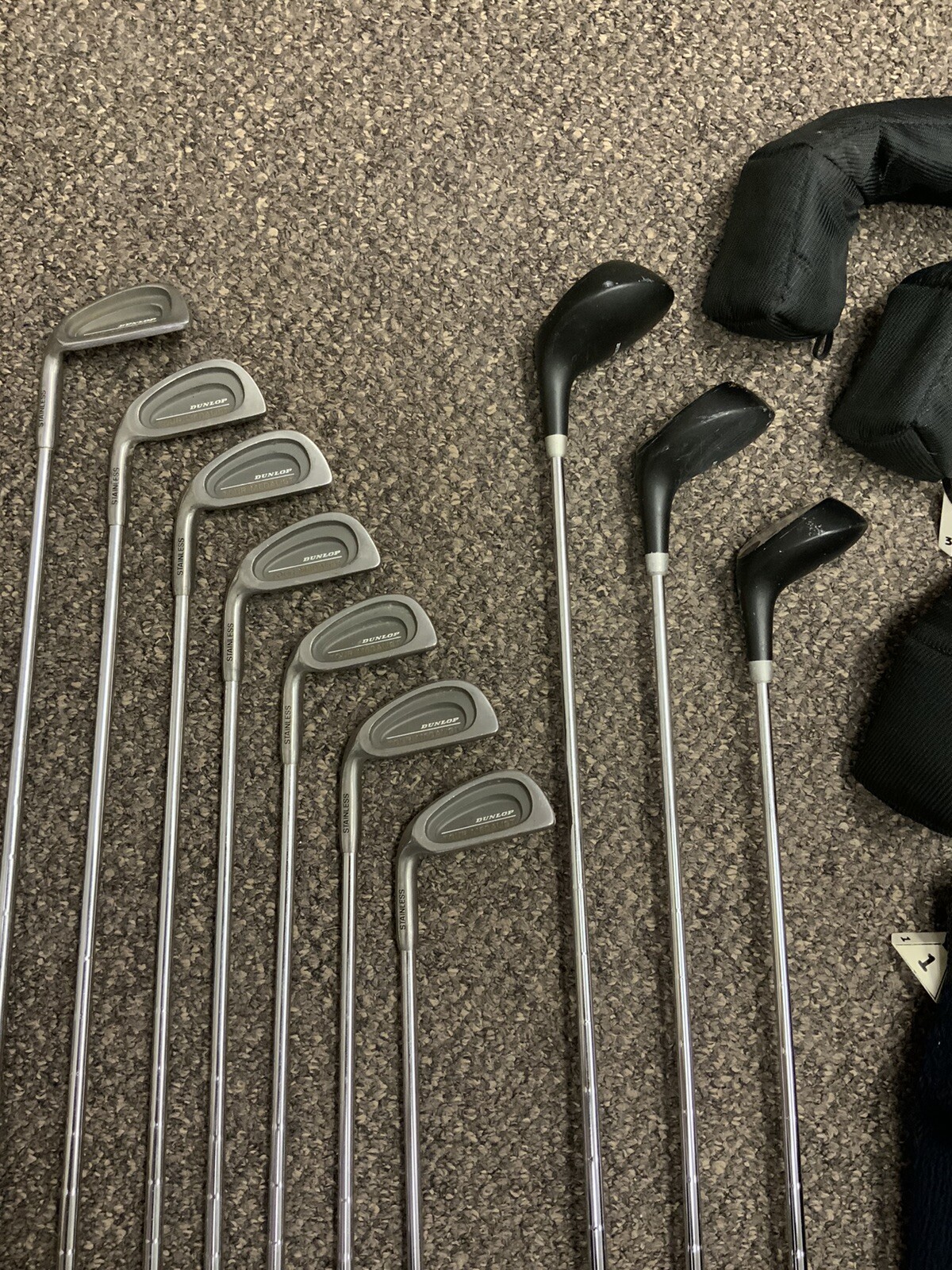 Dunlop Tour Medalist Left Handed LH Golf Club Set PowerPoint Steel