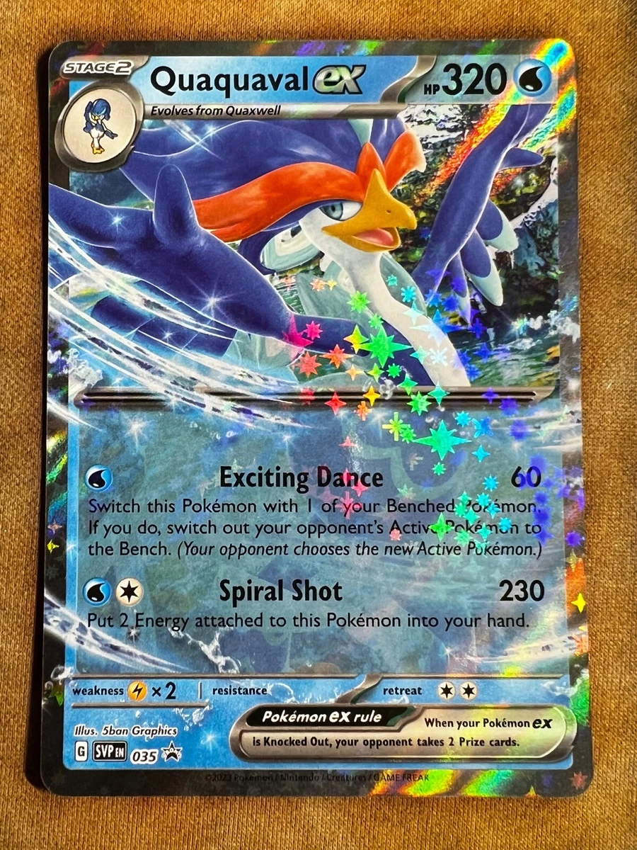 quaquaval pokemon card Quaquaval ex - 052/193 - Paldea Evolved main image 0