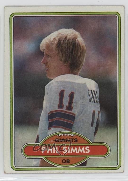 1980 Topps Phil Simms #225 04zs