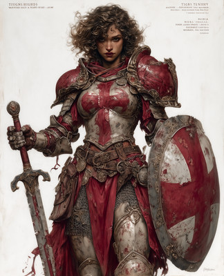 8x10 Fine Art Print - Original Character Illustration - 227540744