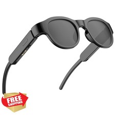 HYYOYEE Kids Smart Glasses, Polarized UV Protection, Bluetooth Speaker Grey