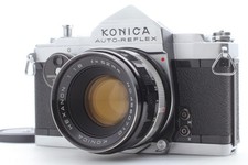 N MINT / READ Konica Auto-Reflex 35mm Film Camera w/ Hexanon 52mm F:2.8 Lens