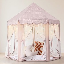 Wilwolfer Princess Castle Play Tent for Girls Large Kids Play Tents Hexagon P...