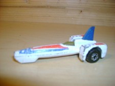 Vintage 1982 HOT WHEELS Tricar X8 White Blackwall Malaysia -  Diecast