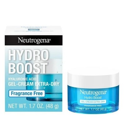 Neutrogena Hydro Boost Gel Cream For Extra Dry Skin Fragrance Free 1.7 oz New