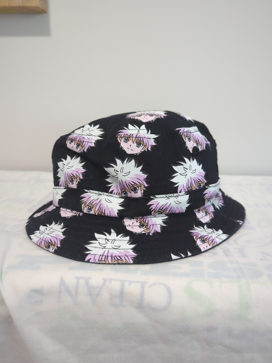 Hunter X Hunter X Hypland Killua Black Bucket Hat Anime Unisex One Size View 3