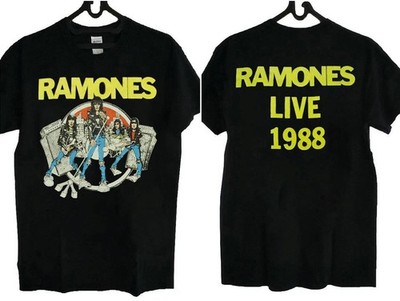 Ramones Live 1988 T-Shirt, Ramones World Tour 1988 T-Shirt