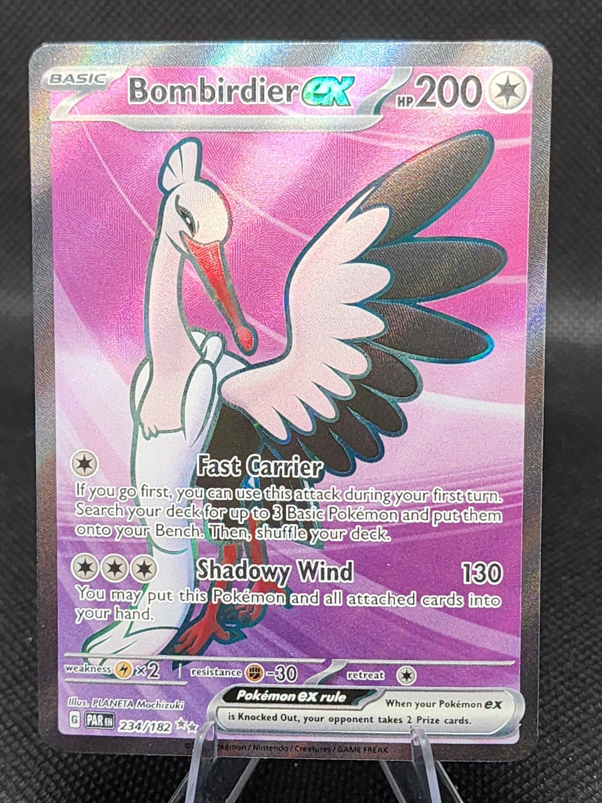 Bombirdier EX (234/182) - Paradox Rift - Pokémon TCG - NM