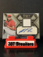 2023 Panini Select Wilmer Flores Rookie Auto Patch RPA RC PJA-WF Tigers