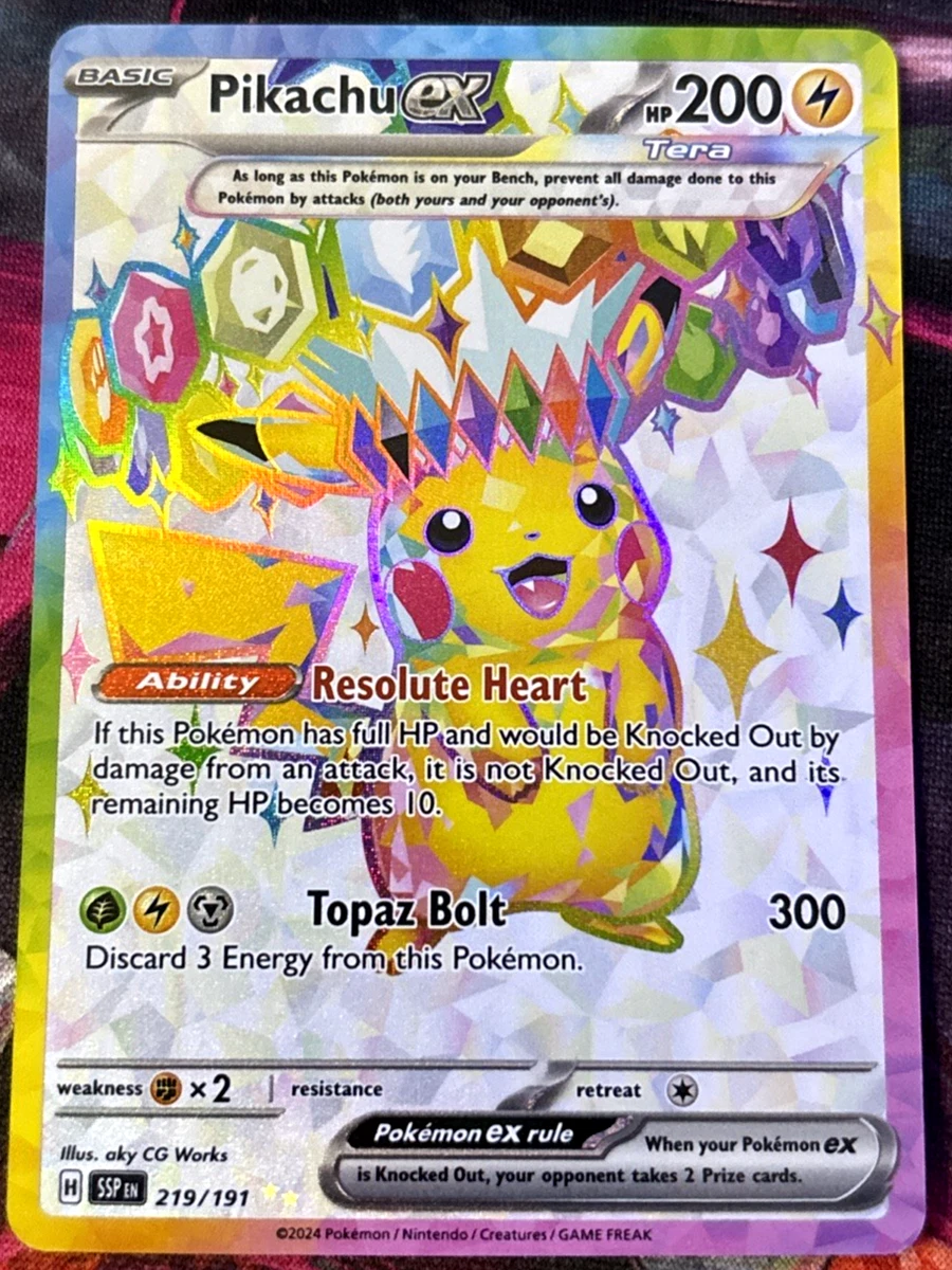Pikachu Ex Pokémon TCG Cards for sale | eBay