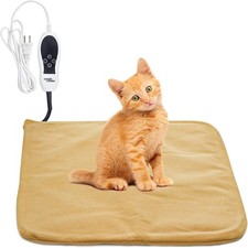 Pet Heating Pad, Electric Warming Pet Waterproof PVC Material for Dogs and Ca...