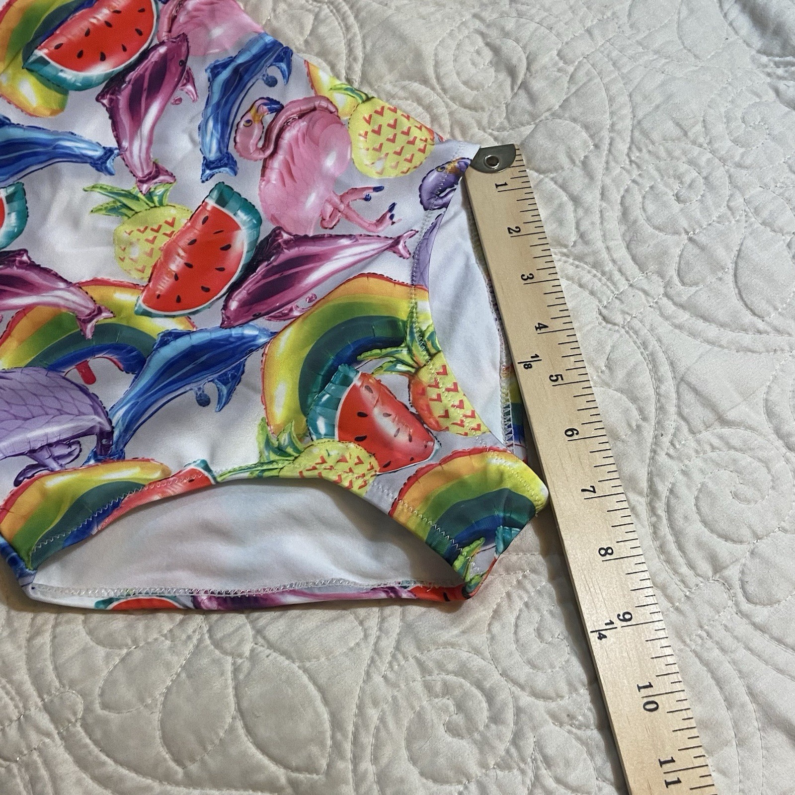 Molo Nakia Swimsuit Bathing Girls Size 7 in Balloons 50+ UV Protection