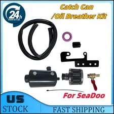 US For SeaDoo RXP-X RXT-X GTX 4-TEC Catch Can/Oil Breather Kit Aluminum