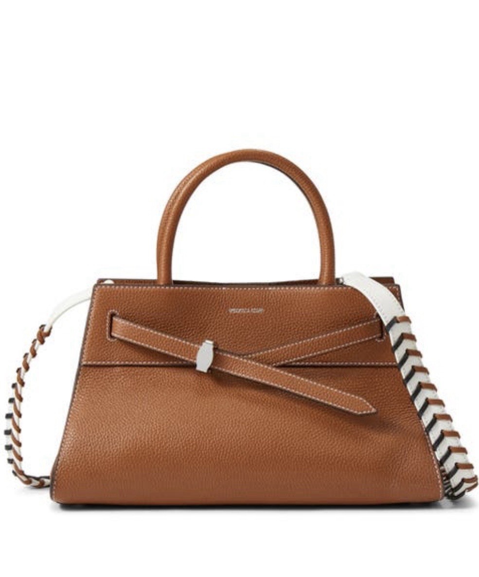 Veronica Beard Dash Bag Hazelwood Leather Belted Handbag