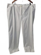 Nwt Talbots Hampshire Ankle Straight Leg Pant High Waist Color White