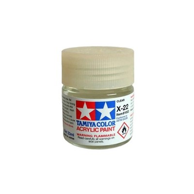 Tamiya Acrylic X-22 Clear 23ml Bottle