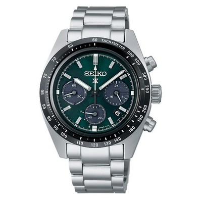 Seiko Prospex Speedtimer SSC933P1 Solar Chronograph Dark Green Dial Men's Watch