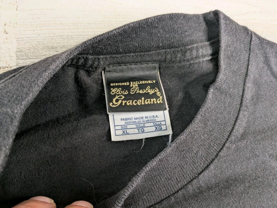 Camisa de colección 2002 Elvis para hombre extra grande 25 aniversario concierto doble cara Foto 2 de 4