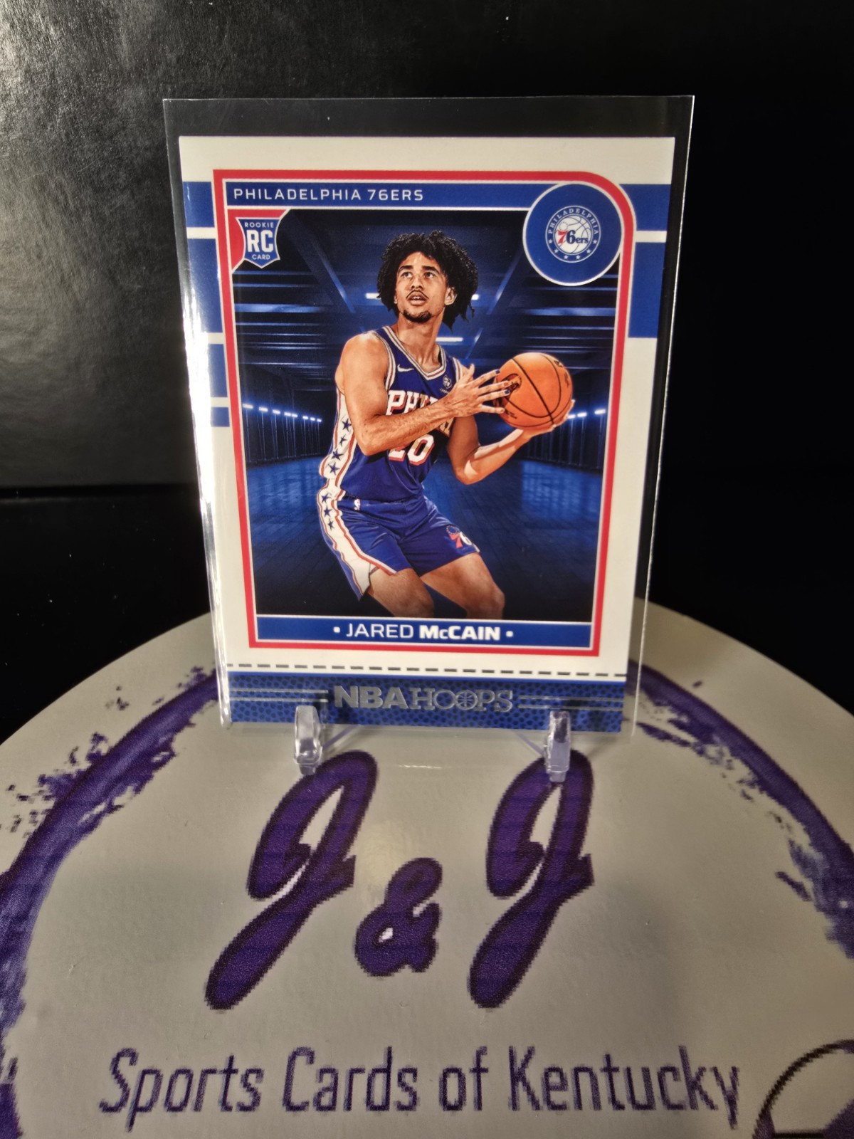 2024-25 Panini NBA Hoops #246 Jared McCain RC Philadelphia 76ers