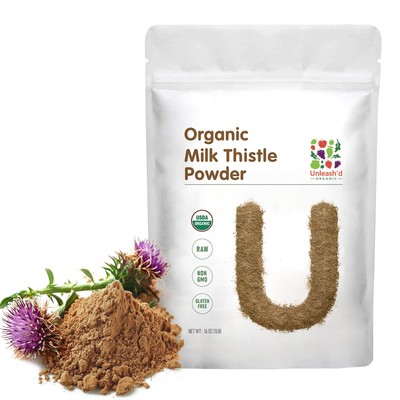 Organic Milk Thistle 16 oz Rich in Silymarin and Antioxidants Immune Support ...