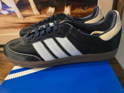 Adidas Samba Pony Hair Night Indigo JS3934 Shoes Mens US Size 10.5 NEW