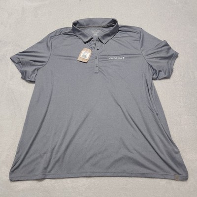 Cisco Live NOC Team Polo Button Shirt Womens 3XL Gray NWT