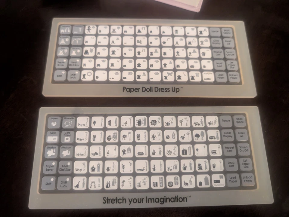 Cricut PROVO CRAFT 形状卡牌纸娃娃装扮原装盒 — 第 4/4 张图片