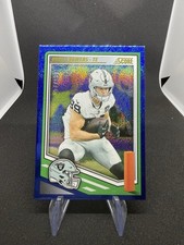 2025 Panini Score Blue Parallel Brock Bowers #36 Las Vegas Raiders NFL