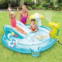 Intex Play Center Aufblasbarer Kinderpool Gator Schwimmbad 201X170X84 Cm 57165