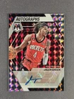 2022-23 Panini Mosaic Autographs #AM-GRE Jalen Green Prizm Auto