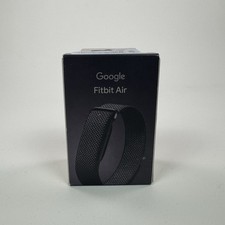Google Fitbit Air Heart Rate Bluetooth Tracker Black Obsidian Loop Excellent