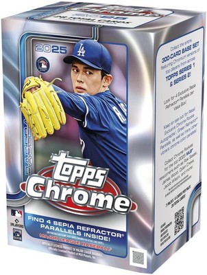 2025 Topps Chrome Baseball Factory Sealed Value Box