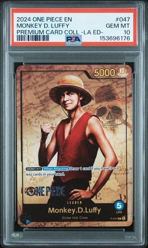 2024 One Piece Premium Collection Live Action Edition Monkey D. Luffy 047 PSA 10