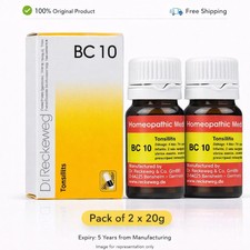 Dr Reckeweg BC 10 Tablets 20g Homeopathic General Wellness Support 2 Pack