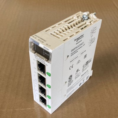 1x Schneider Electric Modicon BMXNOC0401 EtherNet/IP & Modbus TCP M340 Module