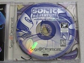 Sonic Adventure Limited Edition Sega Dreamcast NFR No HW Video Sticker Complete!