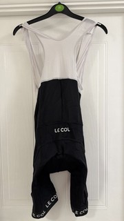 Le Col Men's Road Cycling Bib Shorts Size Medium Black & White