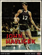 1970 Topps Basketball Posters #18 John Havlicek Celtics HOF Ohio St 5 - EX