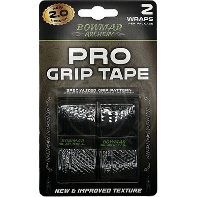 Bowmar Archery V2 Pro Grip Tape (2 Wraps) PRO-GT-BLACK Hunting Archery Bow
